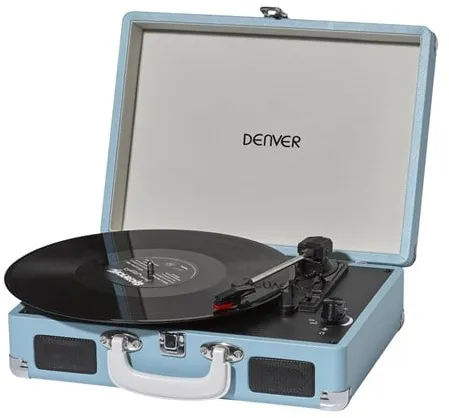 DENVER VPL-120 - turntable - Platespiller Blå